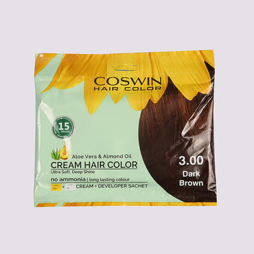 Dark brown hair color