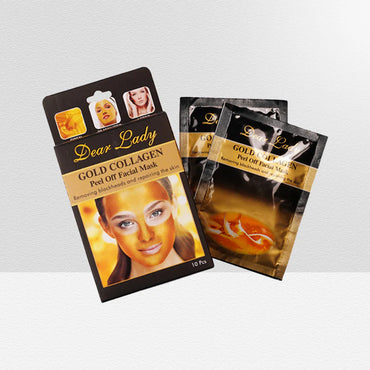 Gold collagen facial mask