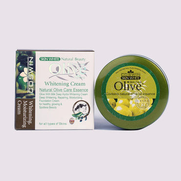 Whitening cream with olives