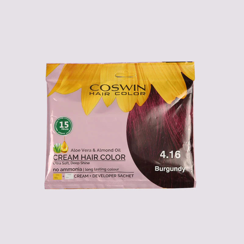 Burgundy hair color