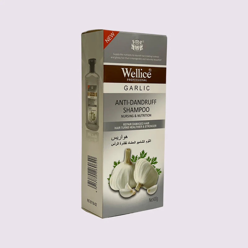 Garlic anti dandruff shampoo