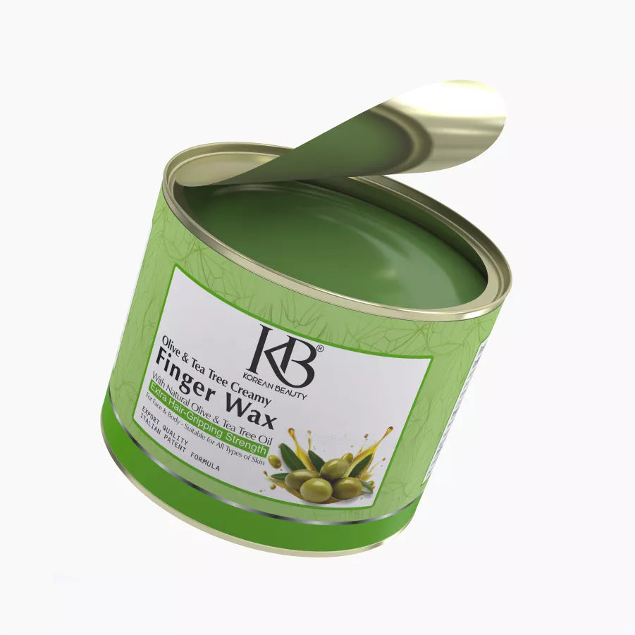 Korean beauty finger wax with olive and tea tree oil