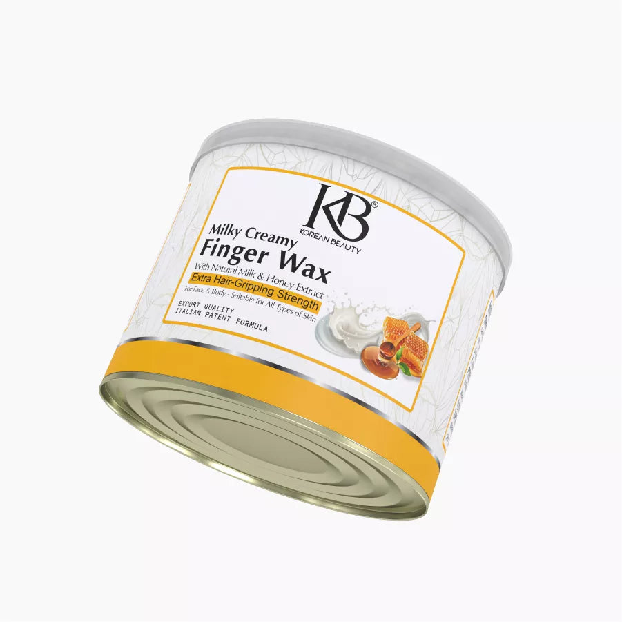 Korean beauty milky creamy finger wax