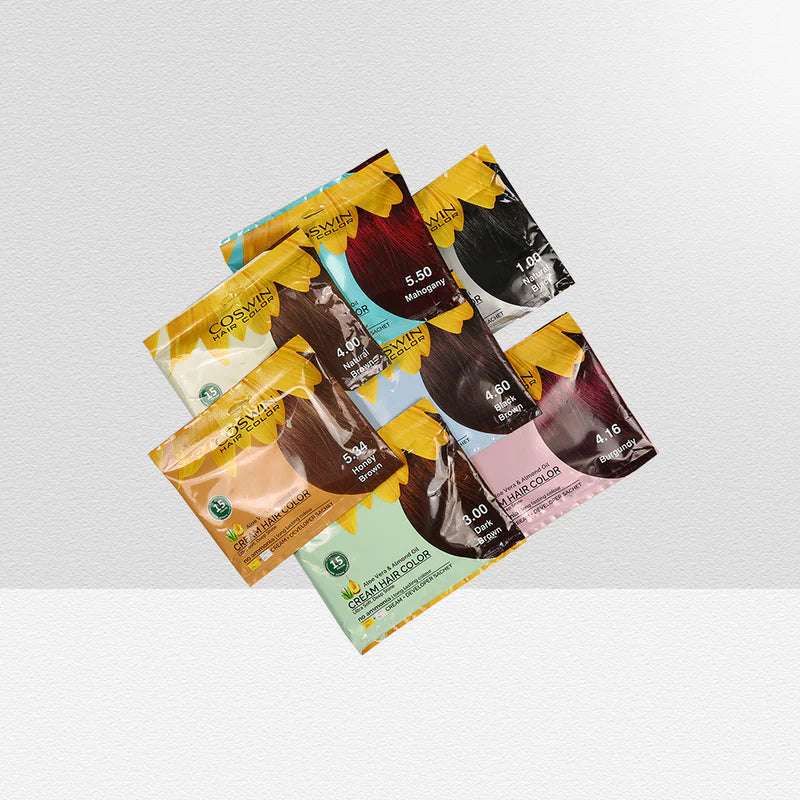 Hair color sachet