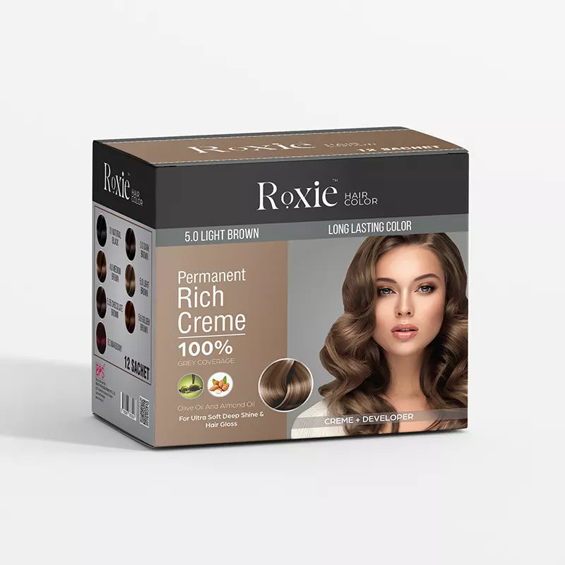 Roxie hair color box light brown