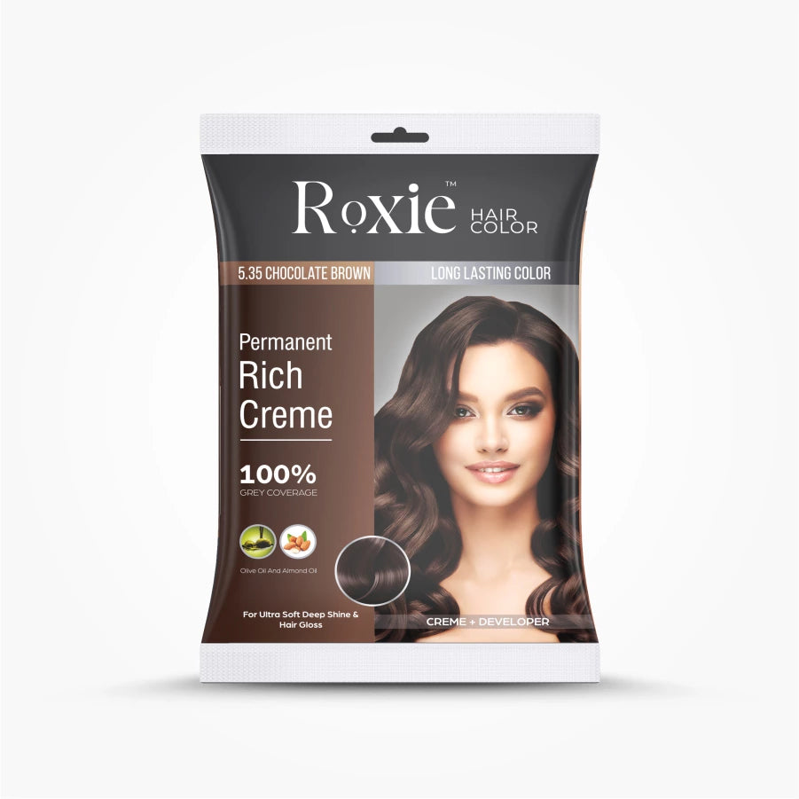 Roxie hair color sachet chocolate brown