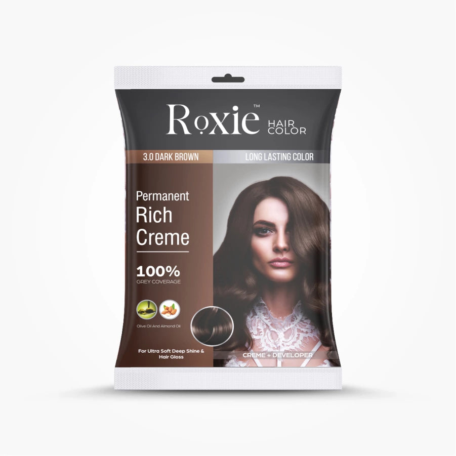 Roxie hair color sachet dark brown