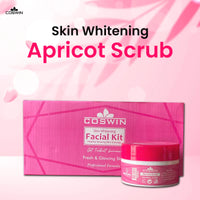Skin whitening apricot scrub
