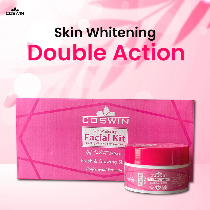 Skin whitening double action