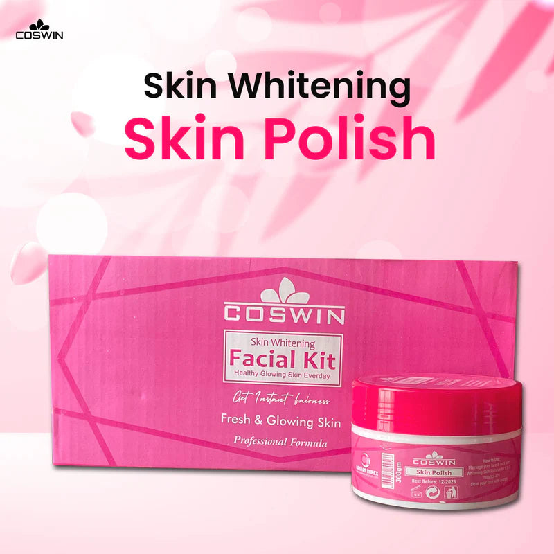 Skin whitening skin polish
